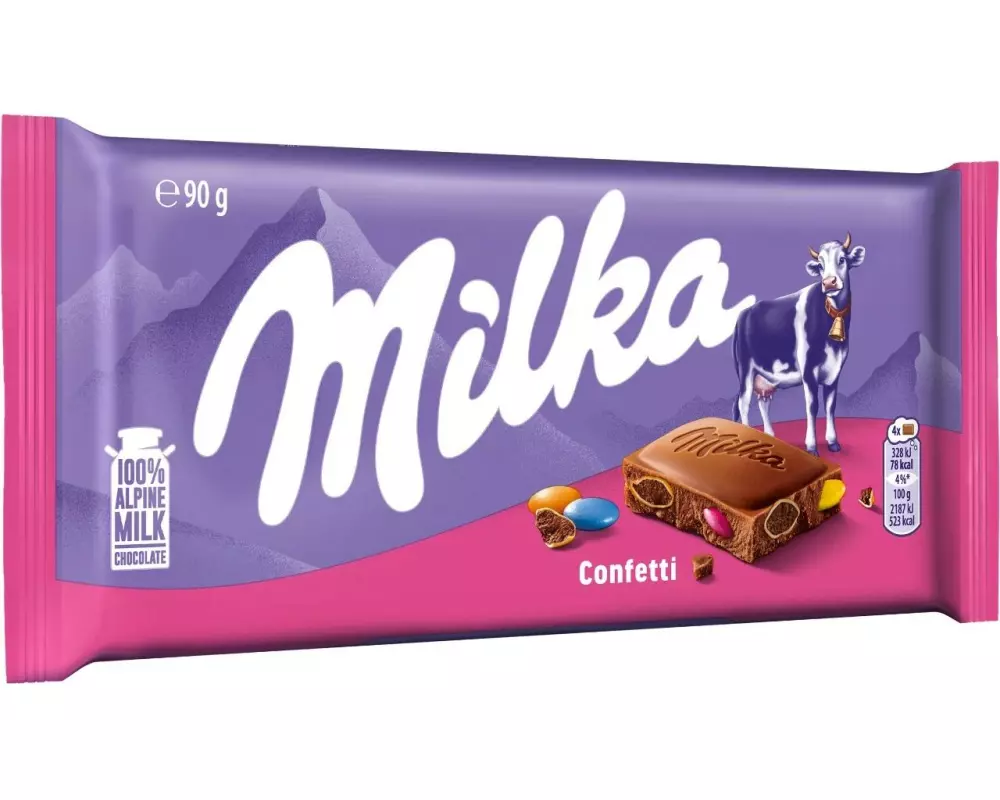 Milka Tafelschokolade Confetti 90 g