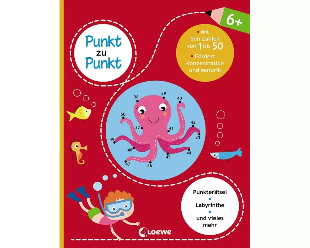 Punkt zu Punkt - Mit den Zahlen von 1 bis 50