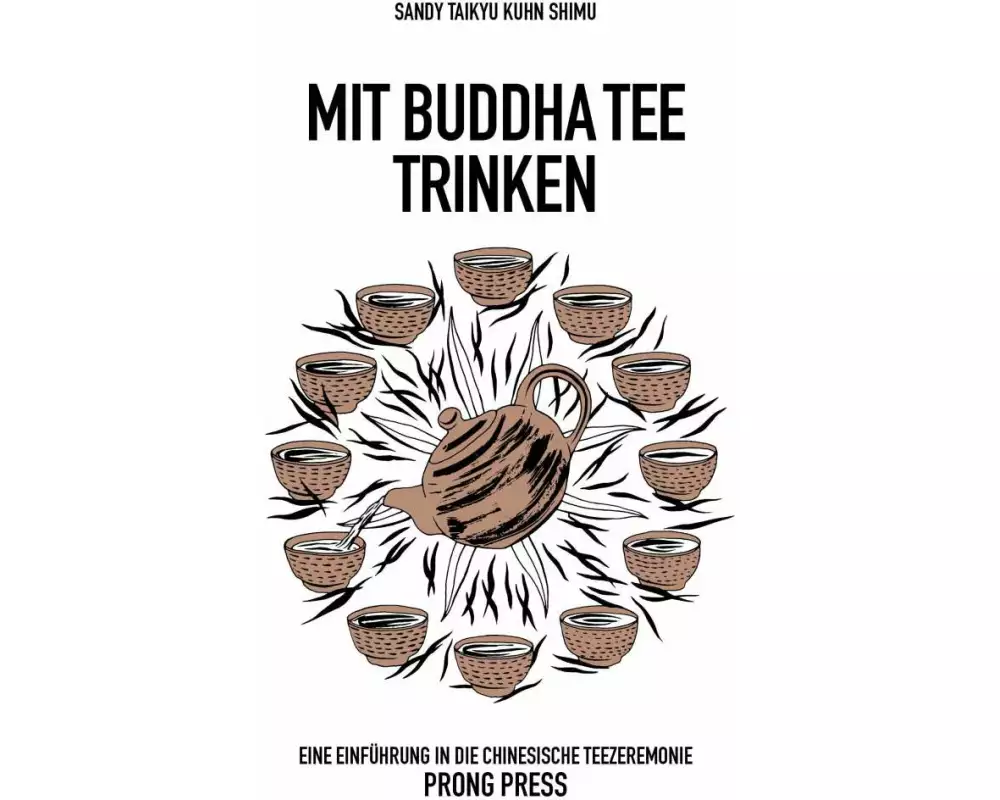 Mit Buddha Tee trinken