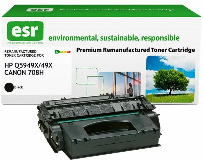 ESR Toner cartridge compatible with HP Q5949X black High Capacity remanufactured 6.000 pages