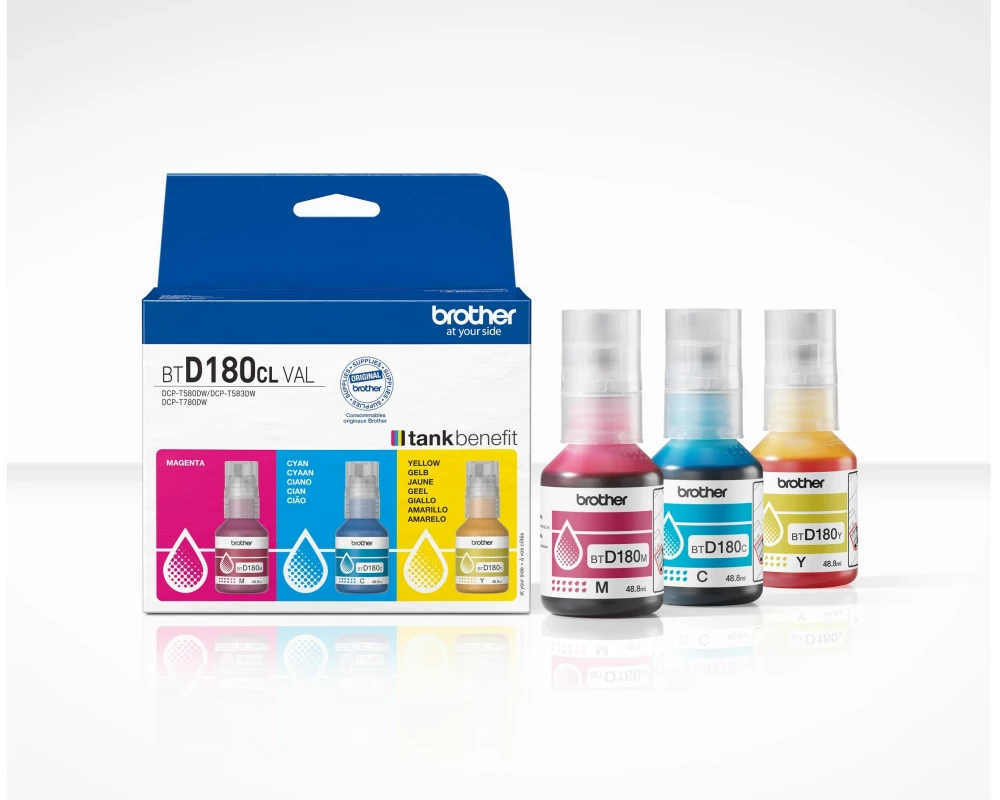 Brother Tinte BTD180 clVAL Magenta/Yellow/Cyan