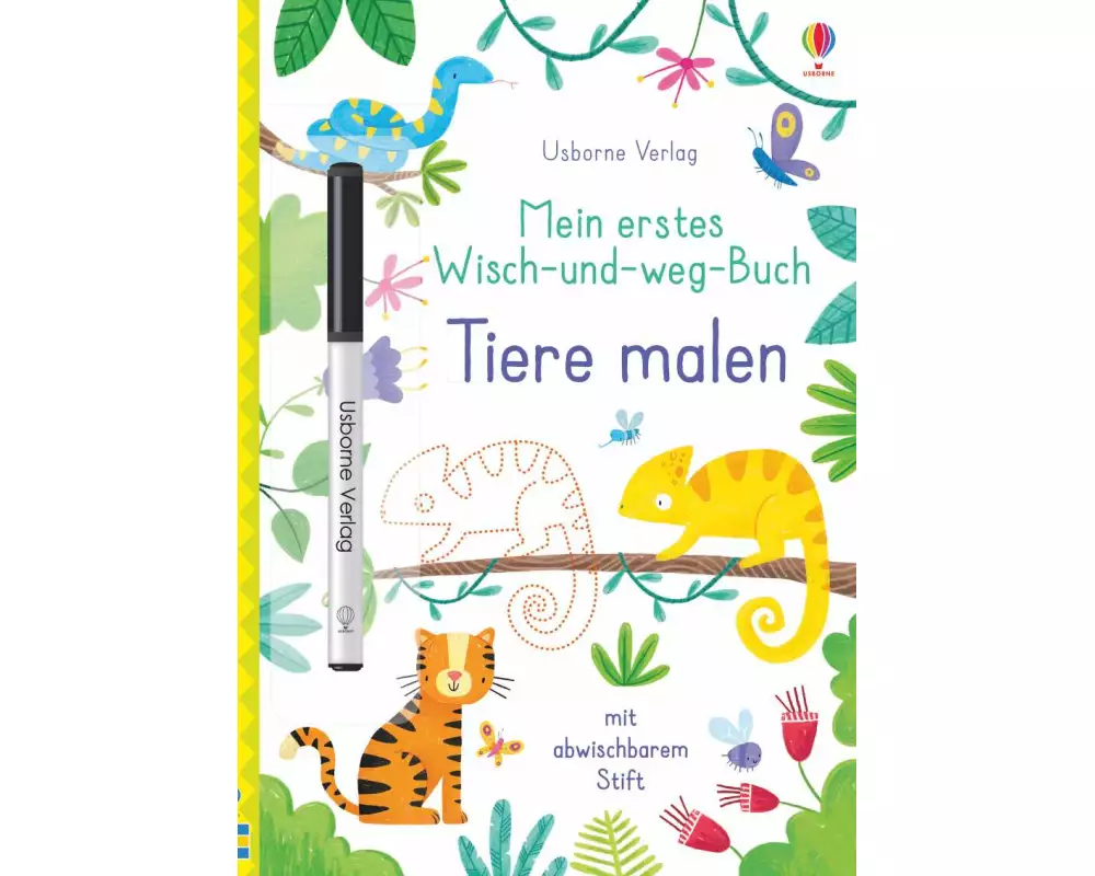 Mein erstes Wisch-und-weg-Buch: Tiere malen