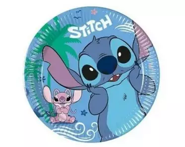 We fiesta Party Einwegteller Stitch FSC, 20 cm, 8 Stück