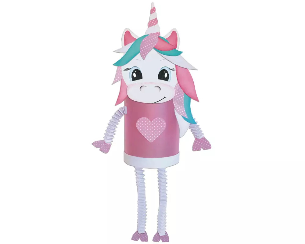 URSUS Laternen-Bastelset 1 Stück, Einhorn