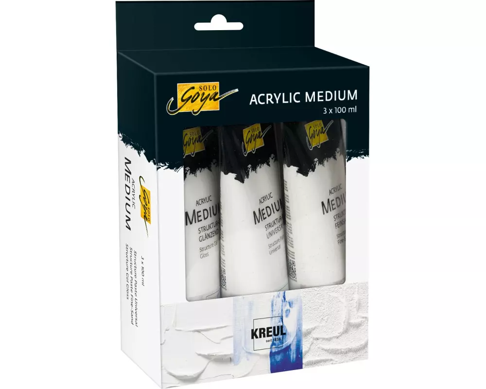 Kreul Acrylpaste Solo Goya Medium Set 3er Set