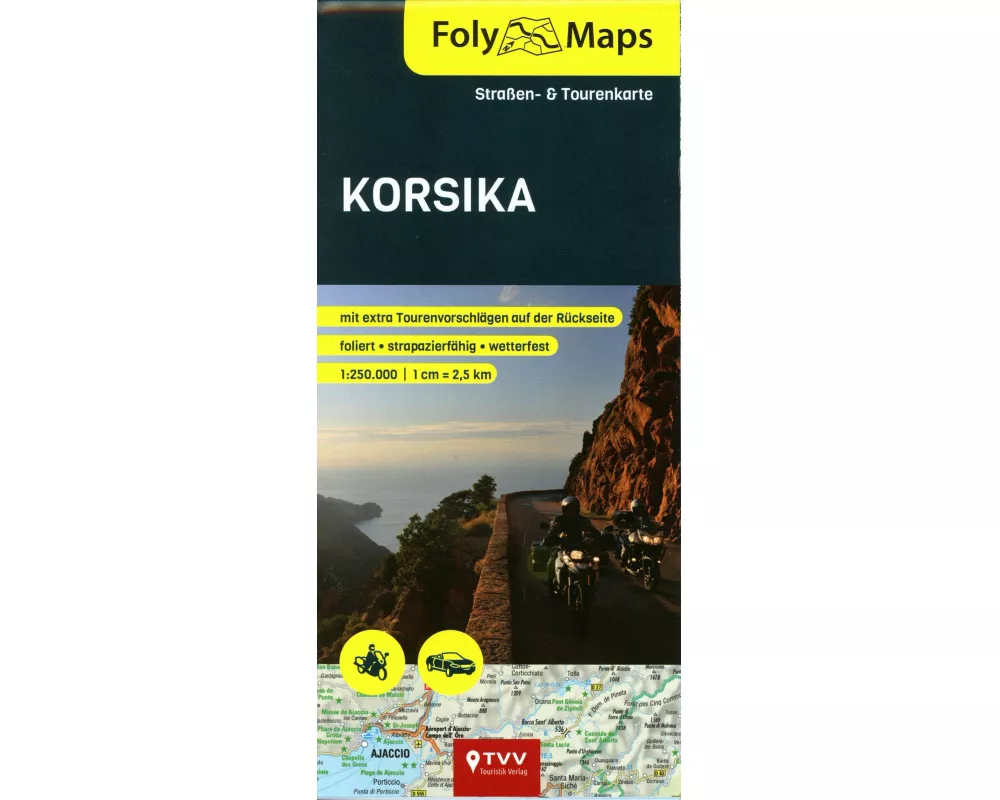 FolyMaps Karte Korsika 1:250 000