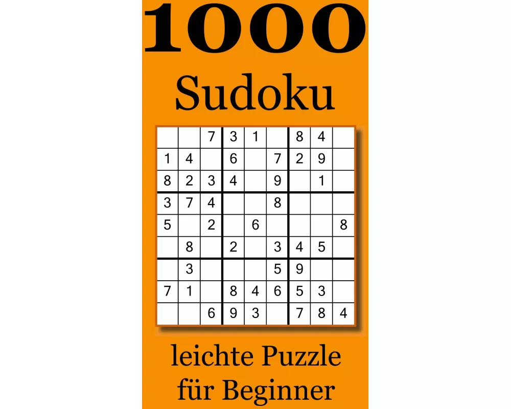 1000 Sudoku leichte Puzzle für Beginner