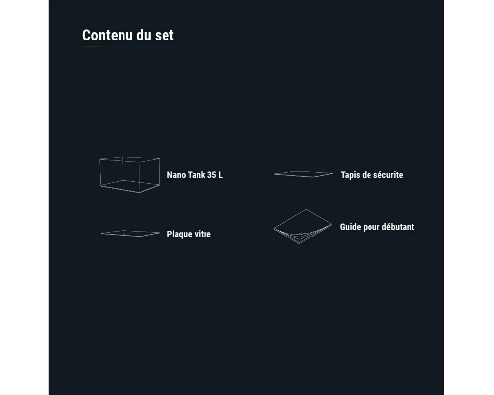 Dennerle Aquarium Nano Tank, 35 l