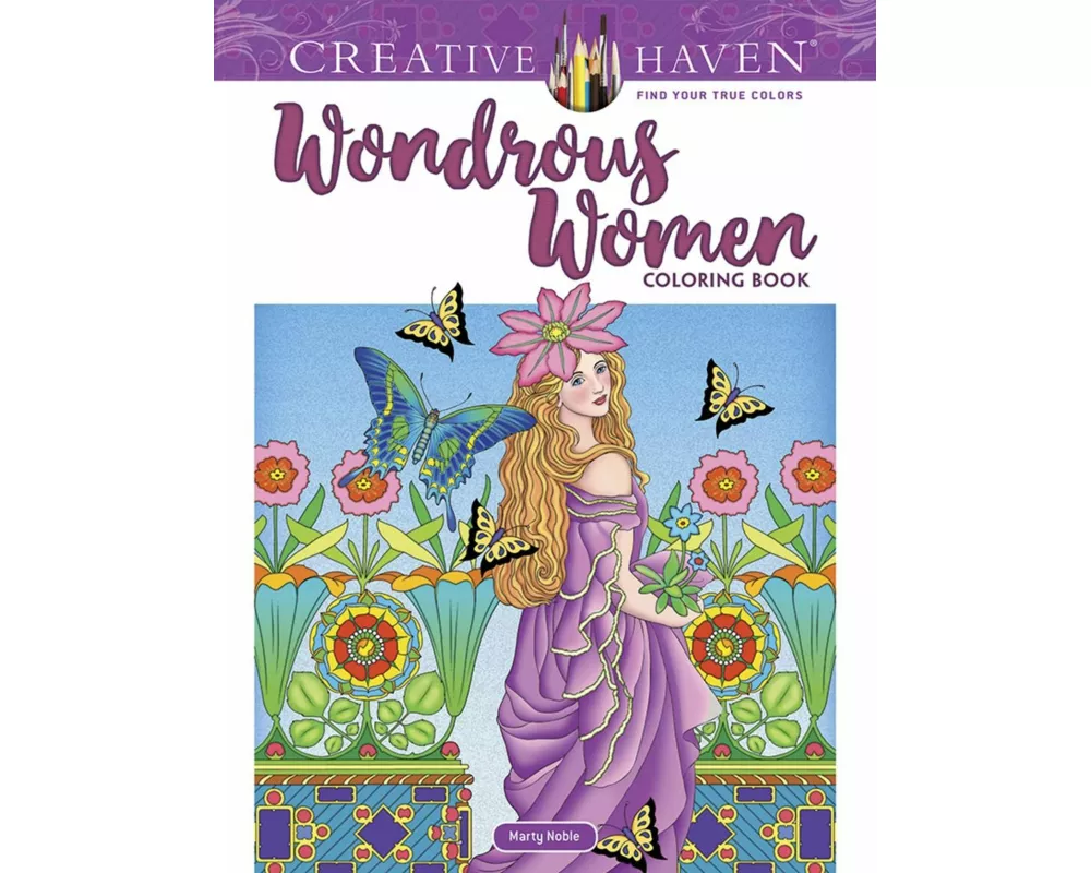 Creative Haven Wondrous Women Coloring Book