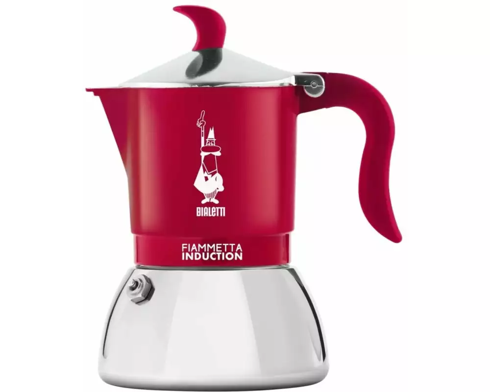 Bialetti Fiametta 4 Tassen Candyland Rot