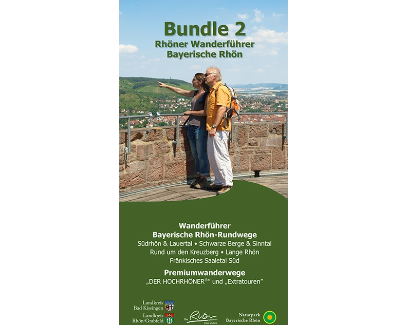 Bundle 2 Rhöner Wanderführer Bayerische Rhön