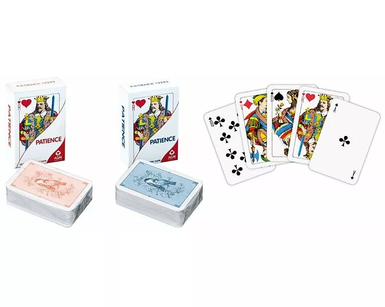 Patience Einzel blau