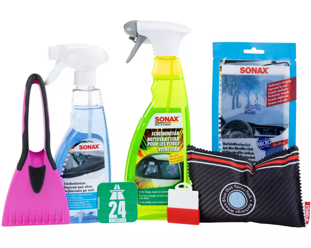 Sonax Auto Winterset mit Autobahnvignette 2024