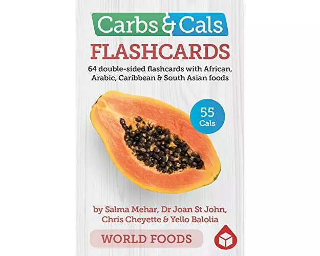 Carbs & Cals Flashcards WORLD FOODS