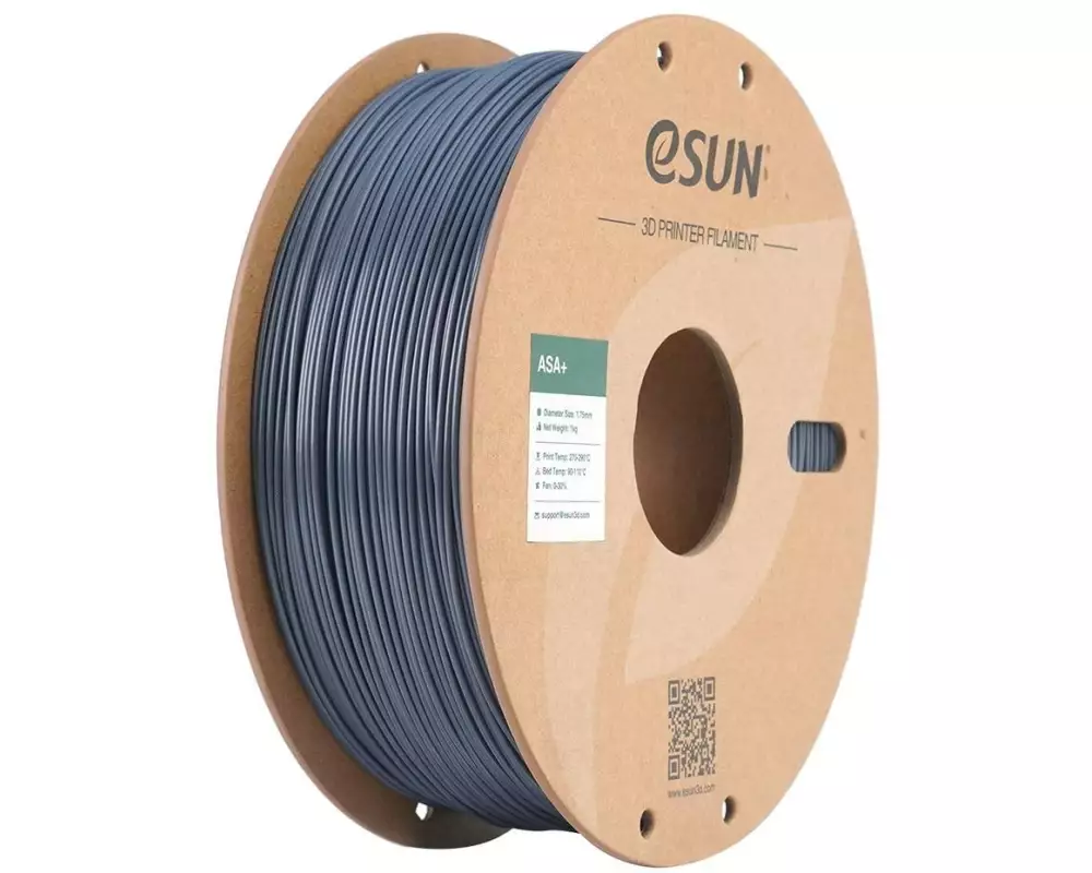 eSun Filament ASA+ Grau 1.75 mm 1 kg