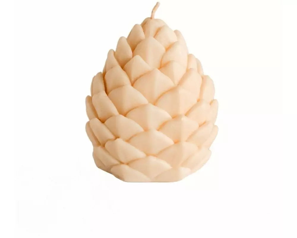 Herzog Kerzen AG Kerze Zapfen 7 x 9.5 cm, Sandelholz