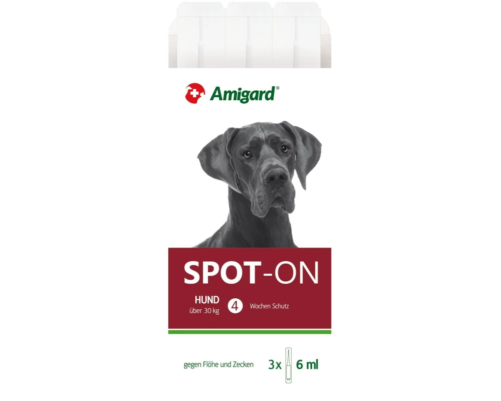 Amigard Anti-Parasit-Tropfen Spot-on Hund, 3 x 6 ml