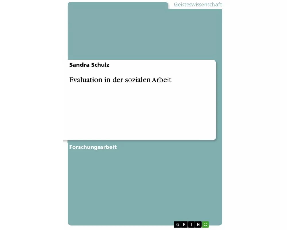 Evaluation in der sozialen Arbeit