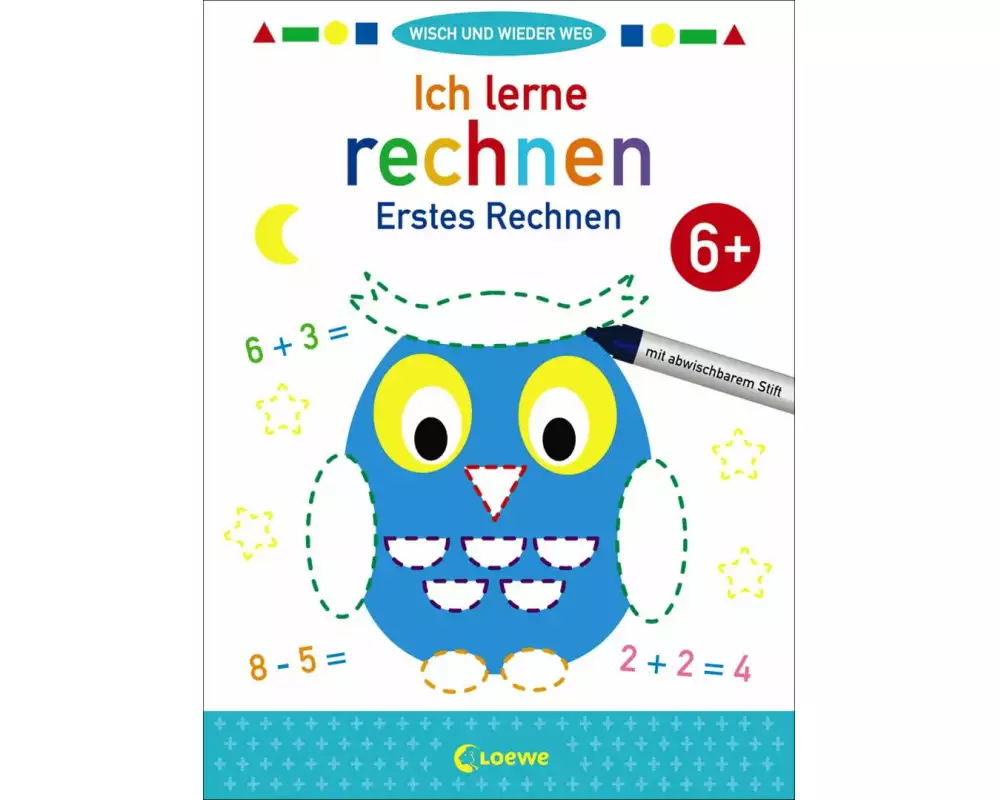 Wisch und wieder weg - Ich lerne rechnen 6+