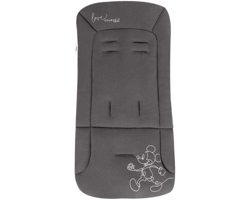 Hauck Sitzauflage Kinderwagen Mickey Mouse Black