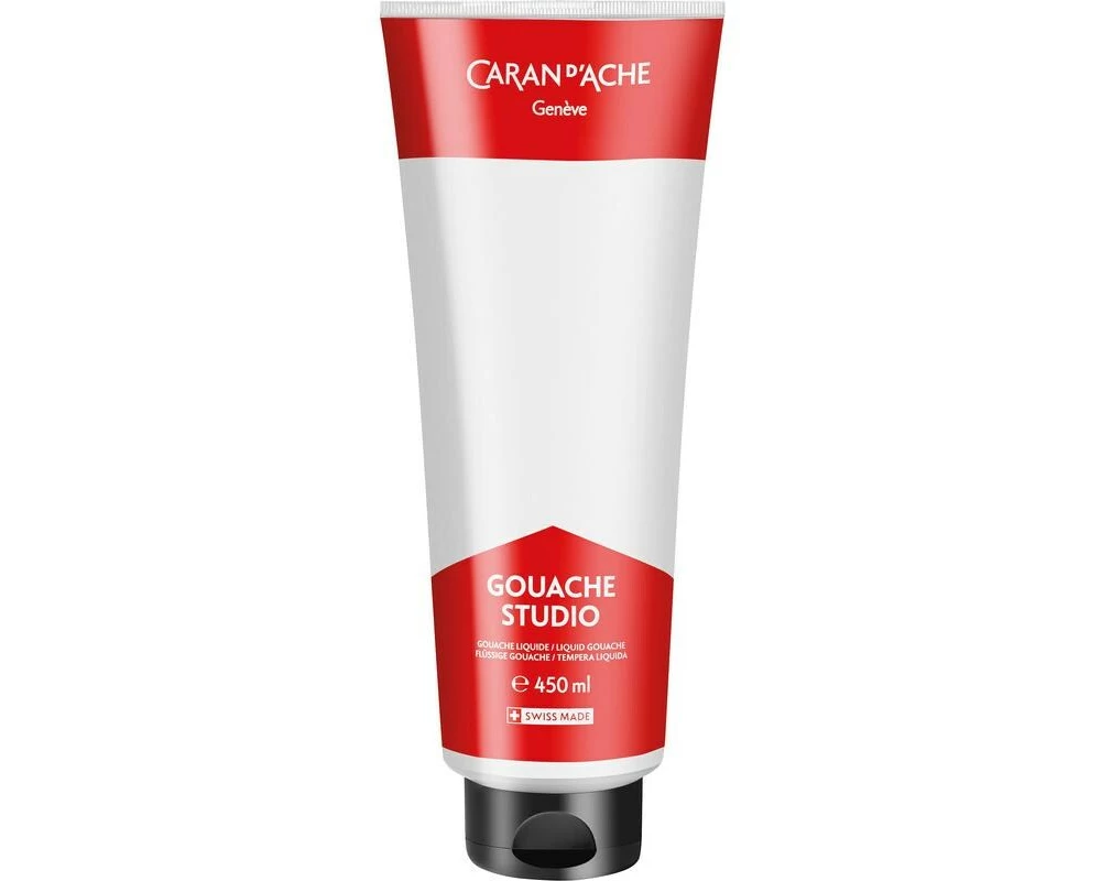 Caran d'Ache Wasserfarbe Gouache Studio 450 ml, Weiss