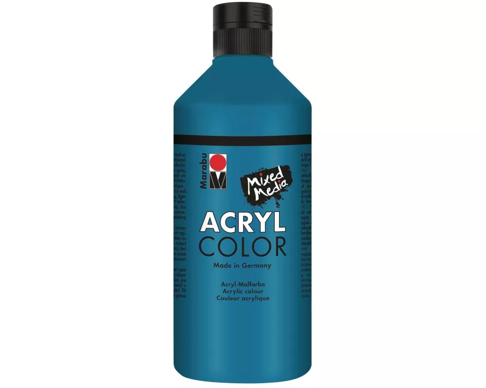 Marabu Acrylfarbe Acryl Color 500 ml Cyan