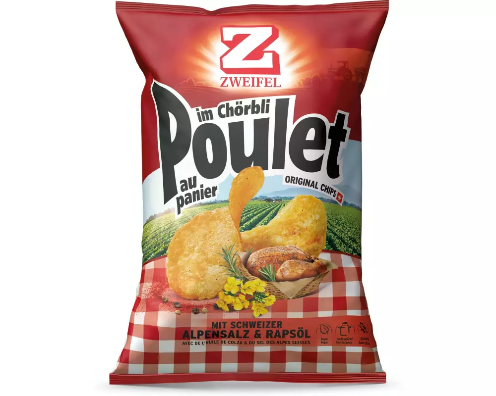 Zweifel Original Chips Poulet im Chörbli 175 g