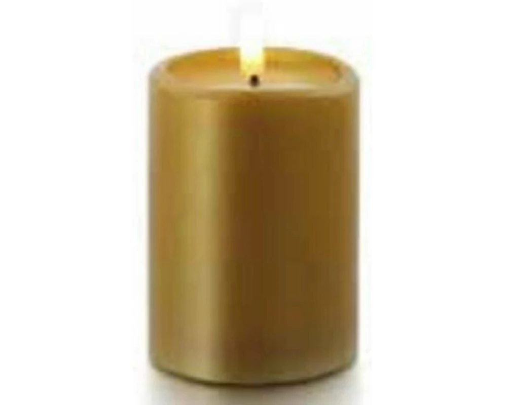 balthasar LED Kerze Novita klein Gold