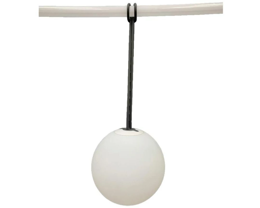 Dameco LED Hängelampe Outdoor weiss D20 cm, 3000 Kelvin, 80 lm, 4W