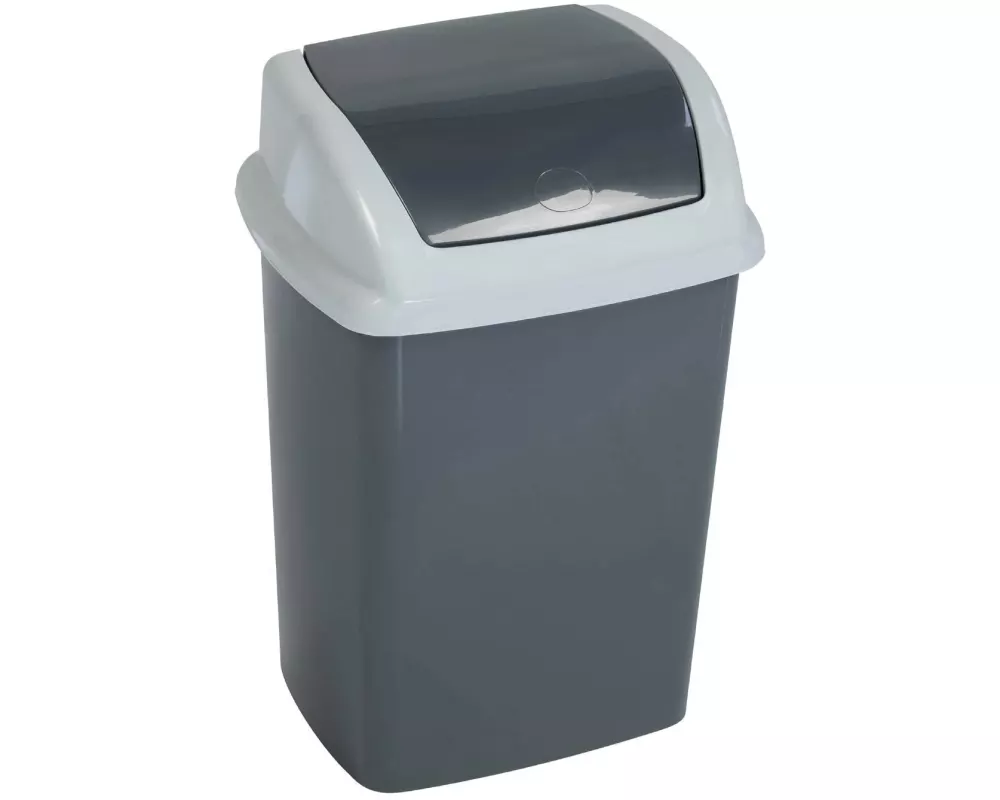 Maul Abfalleimer MAULswing 5 l, Dunkelgrau