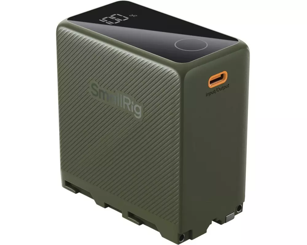 Smallrig Digitalkamera-Akku NP-F970 USB-C wiederaufladbar - Grün