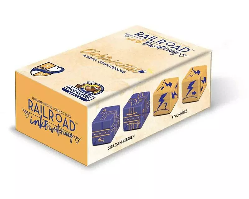 HeidelBär Familienspiel Railroad Ink: Elektrizität Erweiterung