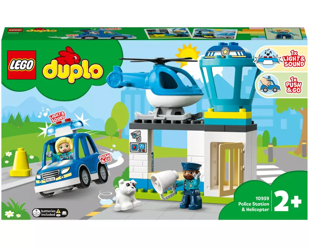 LEGO® DUPLO® Polizeistation mit Hubschrauber 10959