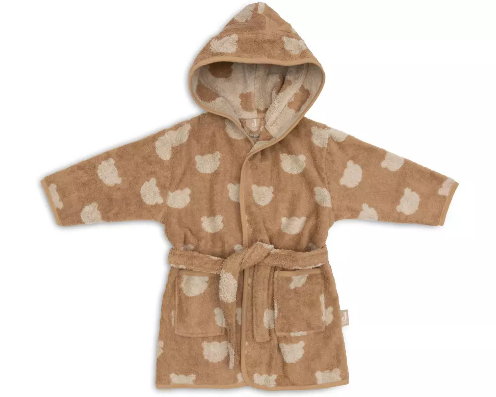 Jollein Bademantel Frottee 1-2 Jahre Jacquard – Teddy Bear
