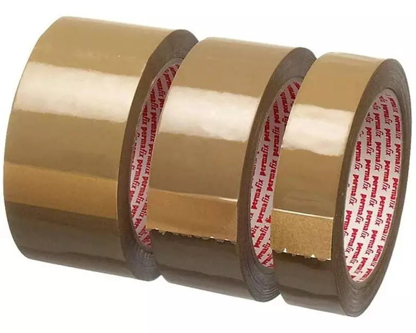 Permafix Klebeband 25 mm x 66 m, Braun