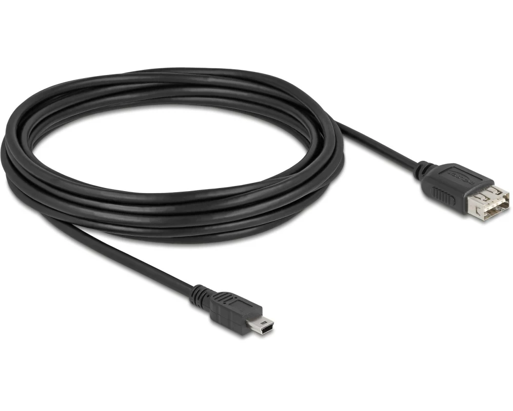 Delock USB 2.0-Kabel USB-A - Mini-USB B 5 m