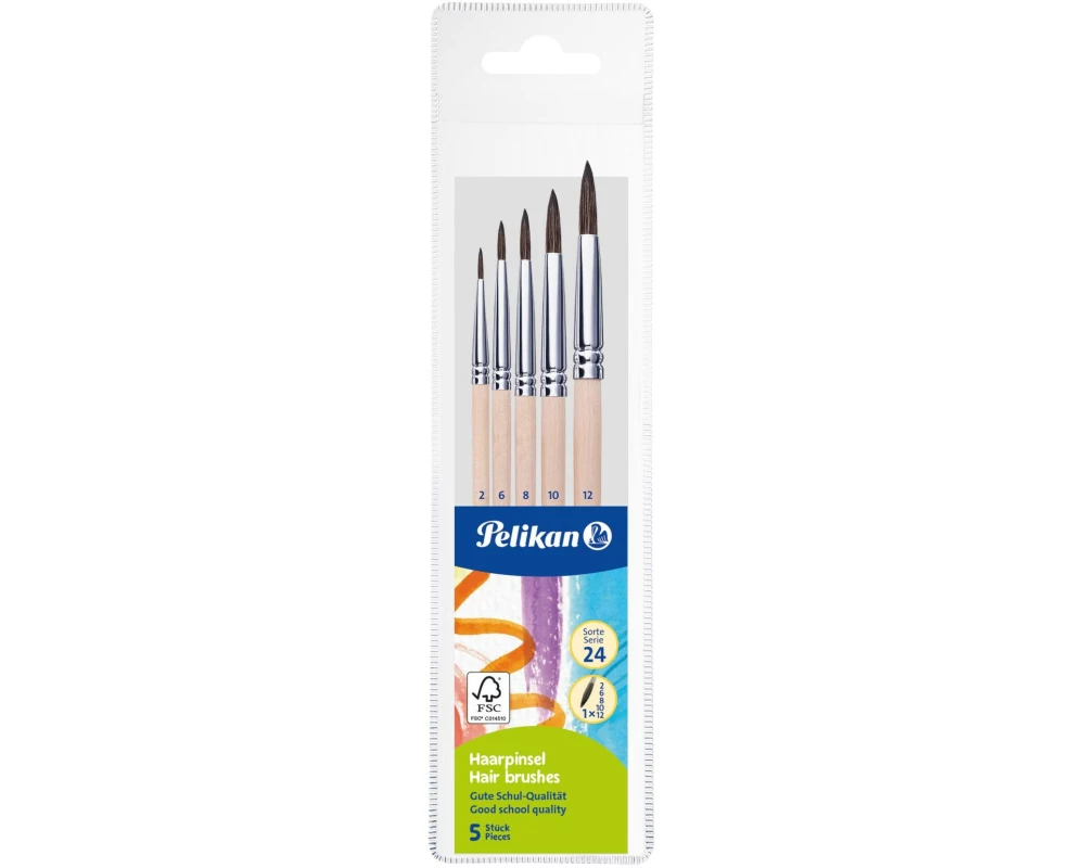 Pelikan Feinhaarpinsel Starter 5 Stück