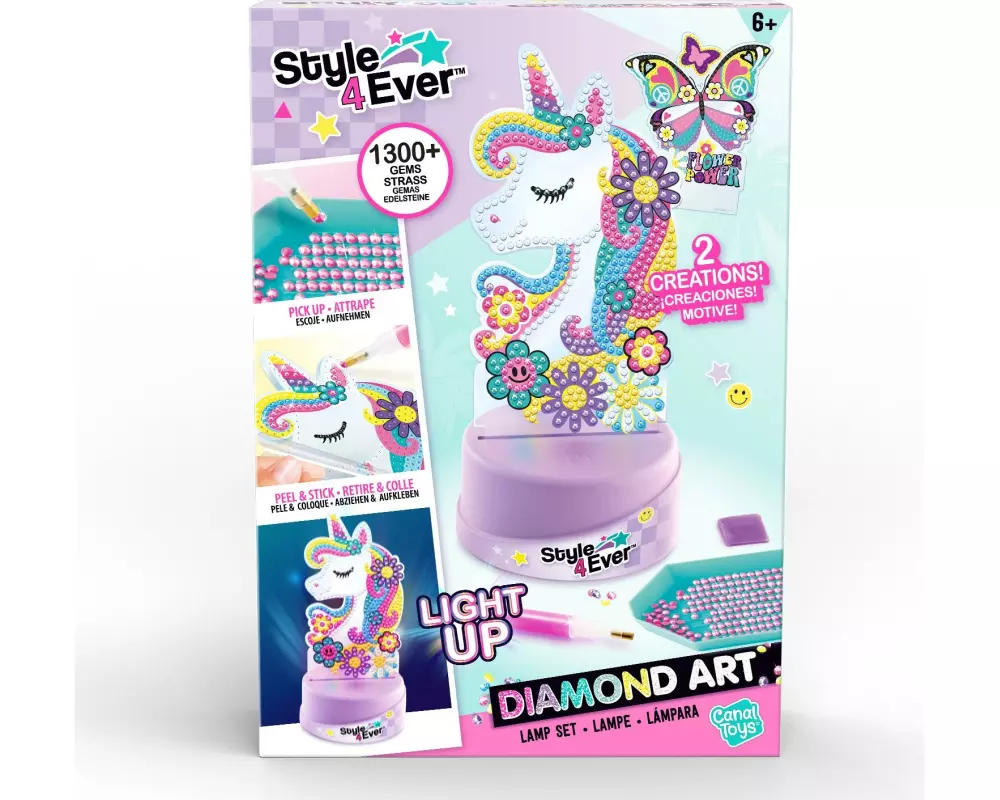 Canal Toys Bastelset Diamond Art Lamp Set