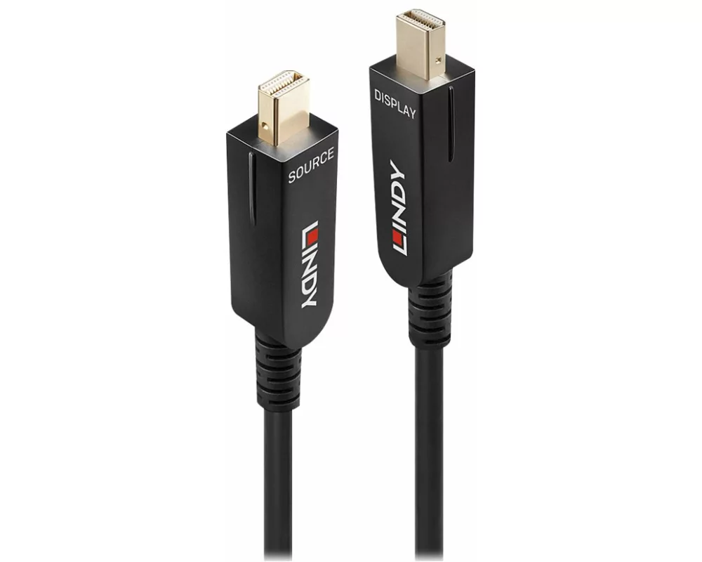 LINDY 10m Fibre Optic Hybrid Mini DP