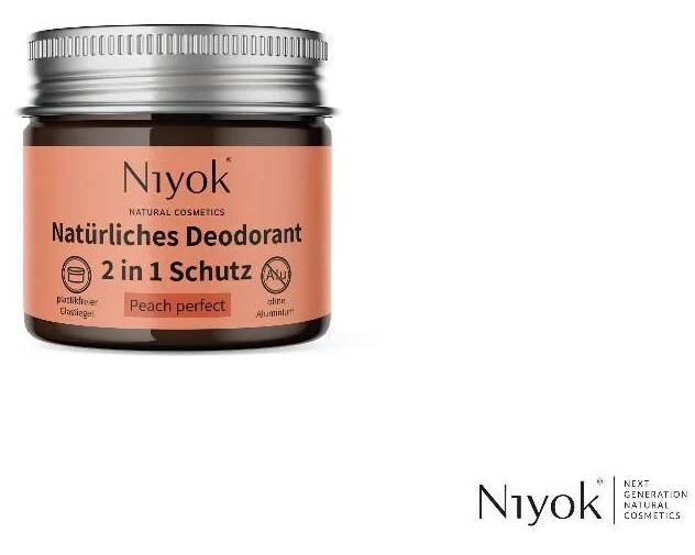 Niyok Deo Crème 2in1 Anti-Transpirant Peach perfect 40 ml