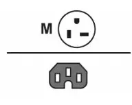 HPE 2.5M, C15 to NEMA, L6-20P, Power Cord