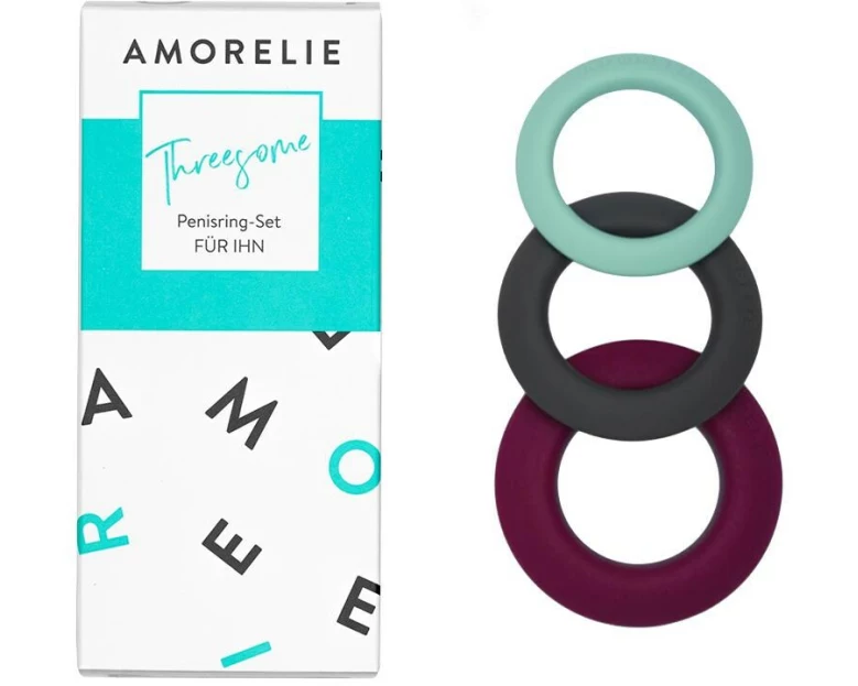 Amorelie Penisring Threesome 3 Stück