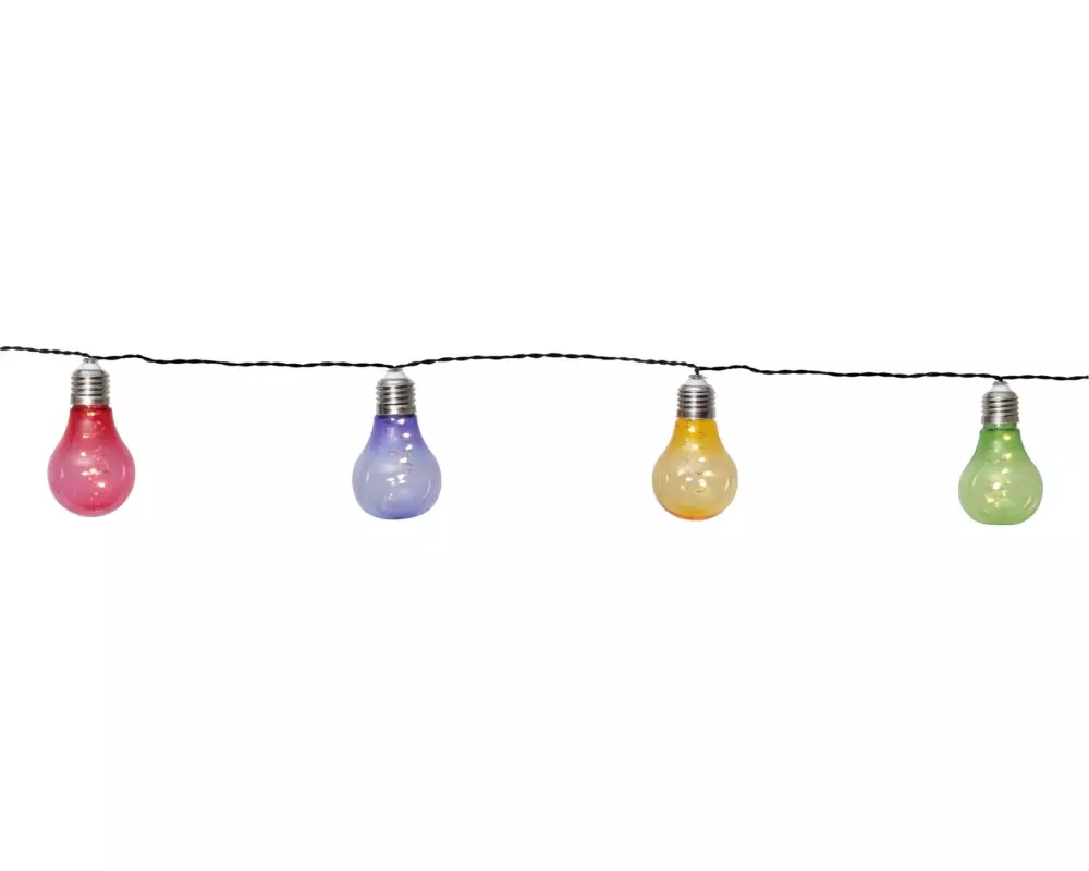 Star Trading Lichterkette Solar Glow 180 cm, Mehrfarbig