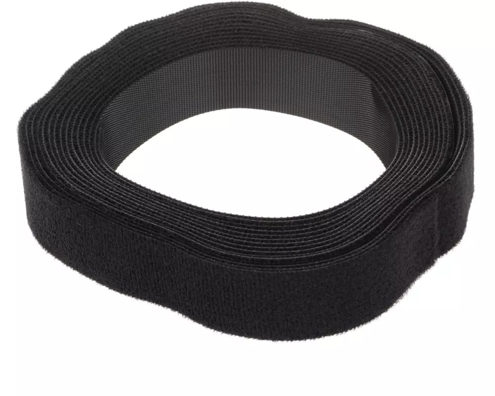 FASTECH Klettband-Rolle Fast Strap 25 mm x 5 m, Schwarz