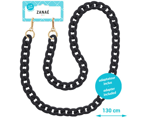 ZANAÉ Phone Necklace Carbone Smart 17672 Fall & Mate black