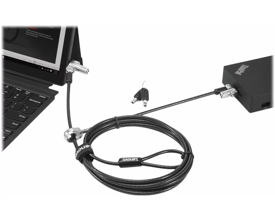 Lenovo Kensington NanoSaver Twin Head MasterKey Cable Lock