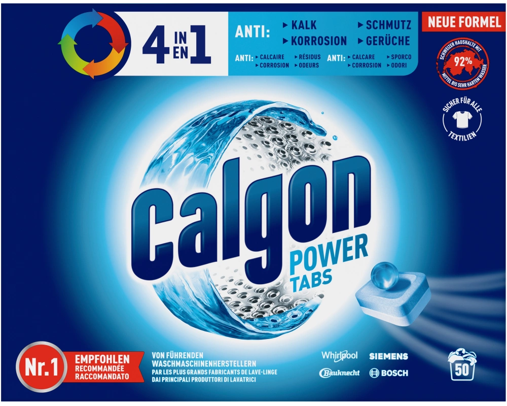 CALGON Tabs 3247919 4in1 50 Tabs