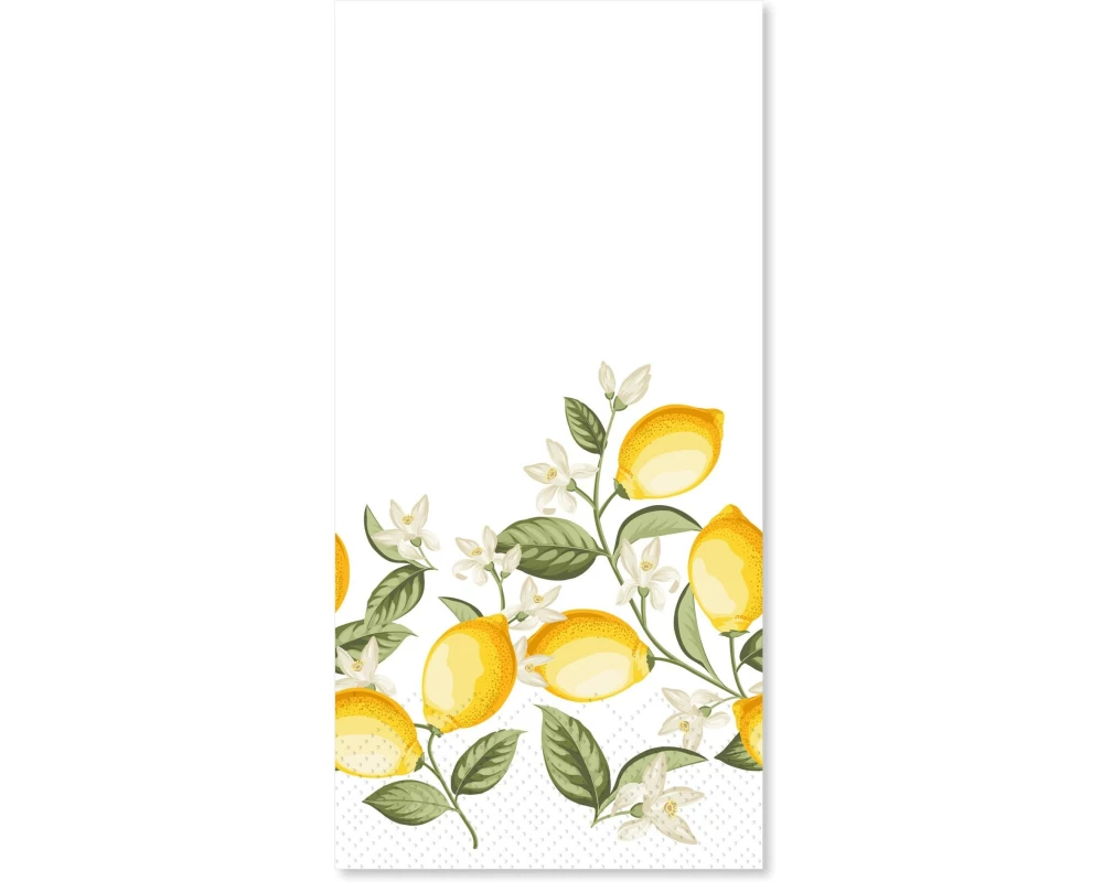 Chic Antique Papierservietten mit Zitronen 40 cm x 40 cm, 16 Stück