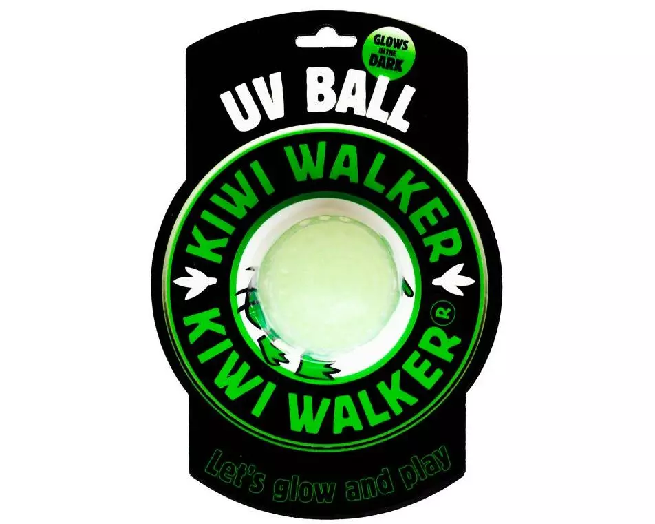 KIWI WALKER Hunde-Spielzeug Glow Ball Maxi, Ø 8 cm