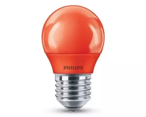 Philips Lampe LED colored P45 E27 RED